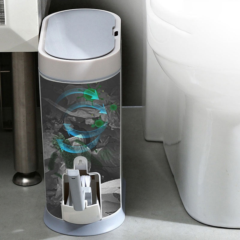 Siopsrl| Automatic Smart Sensor Brush Trash Can