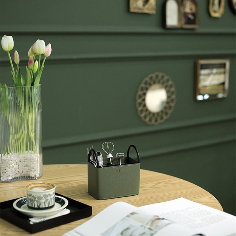 Siopsrl| Oslo Leather Storage Basket
