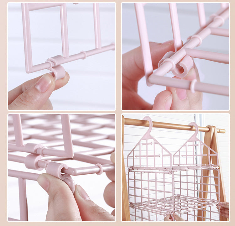 Siopsrl| Foldable Wardrobe Multilayer Storage Rack