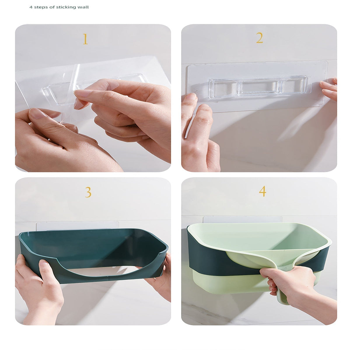 Siopsrl| Cabinet Door Removable Kitchen Trash Can