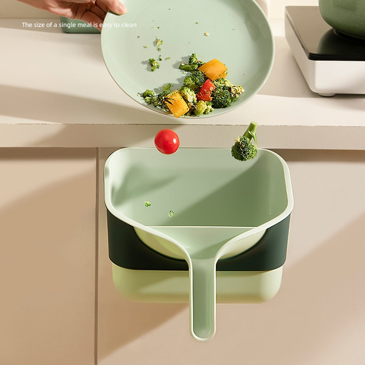 Siopsrl| Cabinet Door Removable Kitchen Trash Can