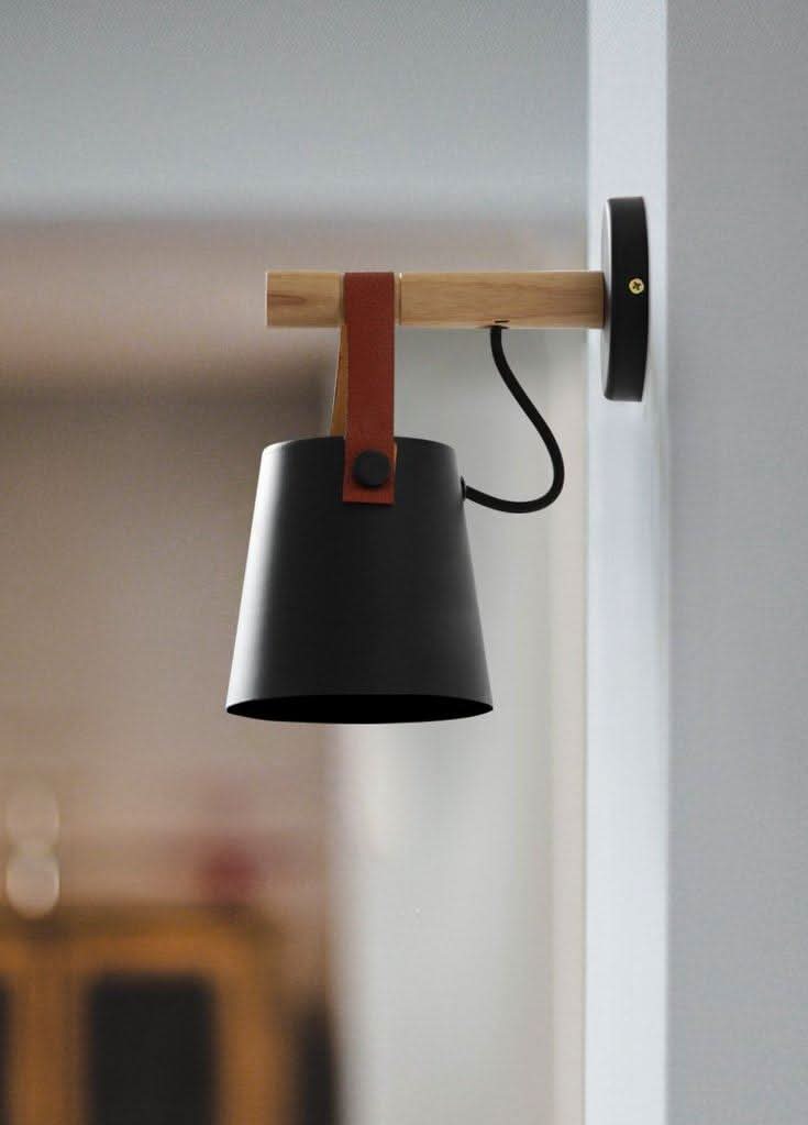 Siopsrl| Wooden Nordic Wall Lamp – Minimalist Hanging Light Fixture