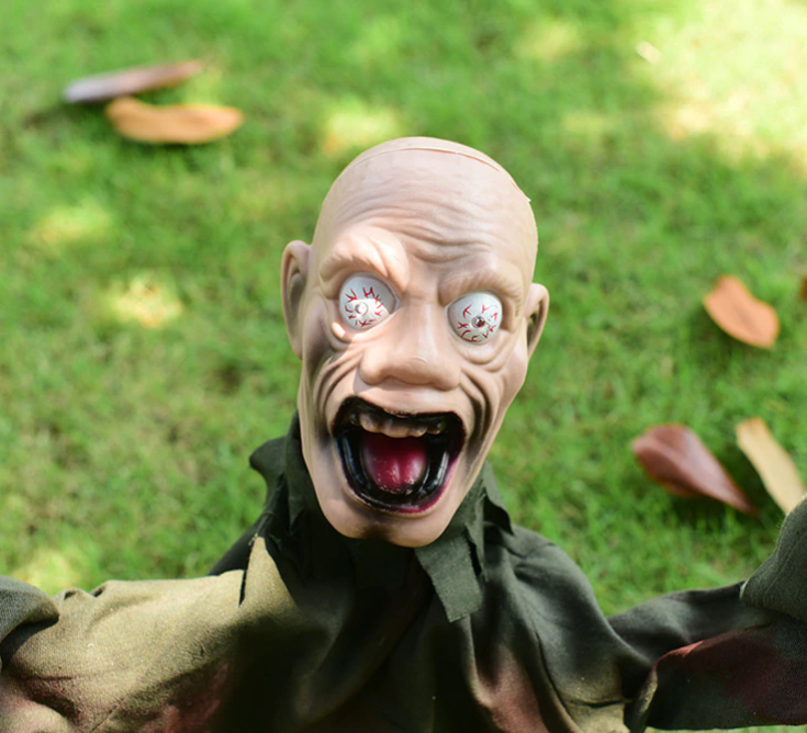 Siopsrl| Scary Screaming Zombie Garden Halloween Decoration