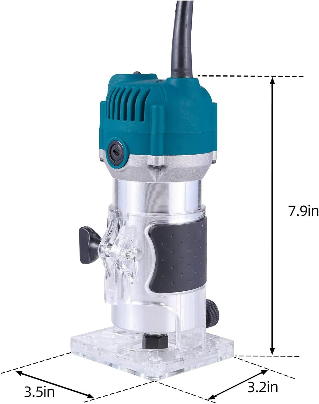 Router Tool - Handheld Wood Trimmer  for Slotting, Trimming, and Carving