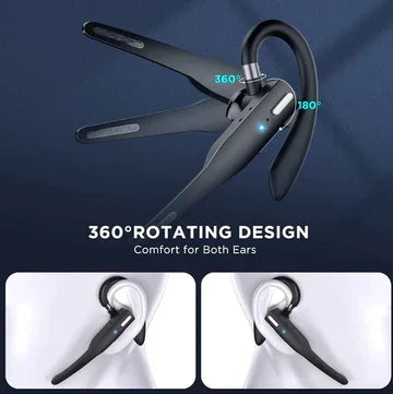 siopsrl | Trucker Dual Mic Wireless Bluetooth 5.1 Noise Cancelling Headset/Earpiece