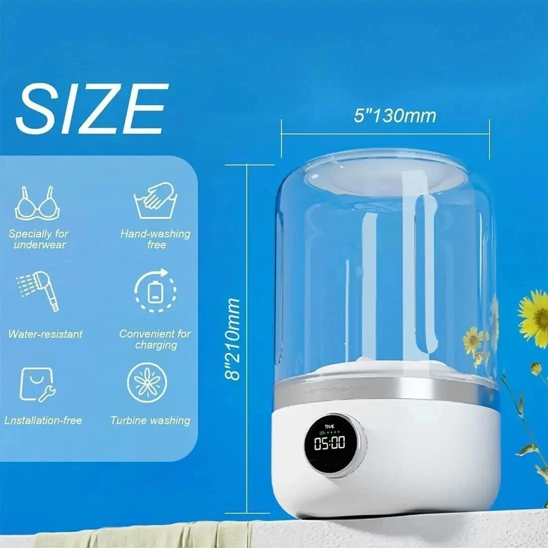Mini Portable Washing Machine