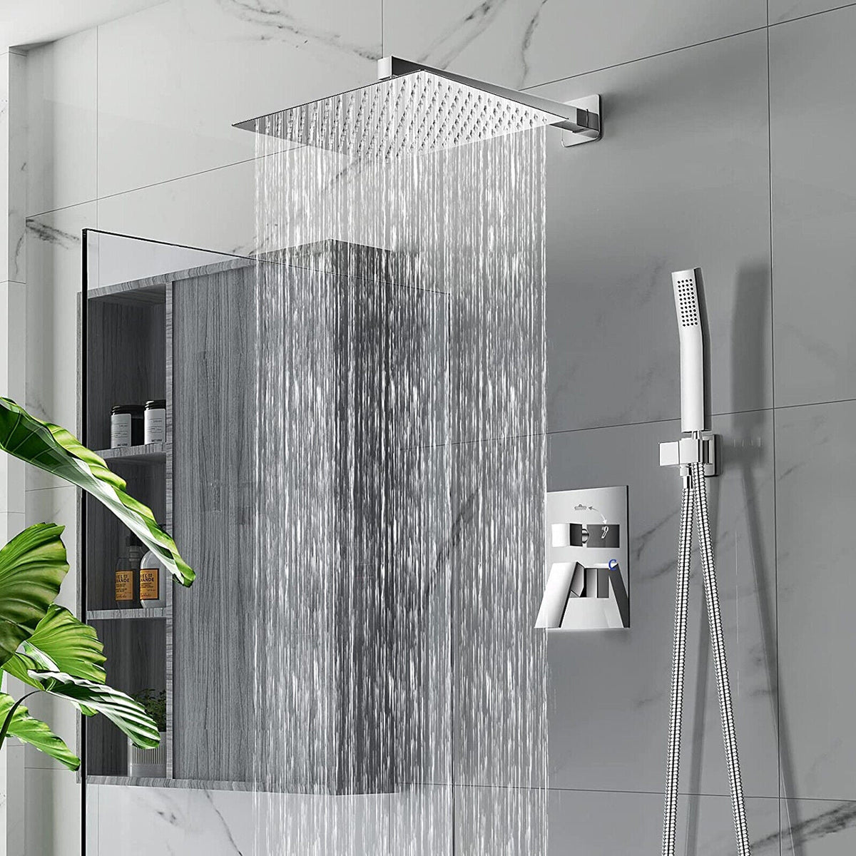 Siopsrl| Wall-mounted rain shower ultra-slim