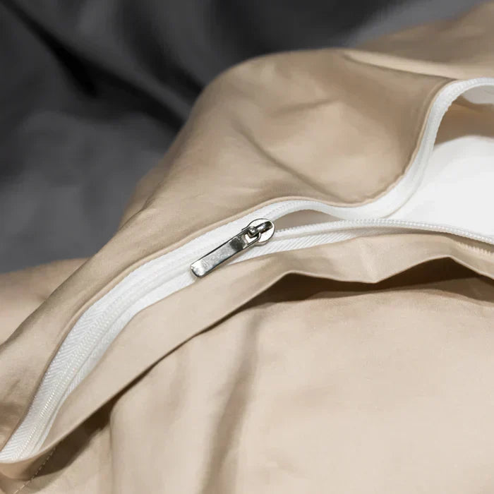 Siopsrl| Satin Cotton Embroidered Bedding Set - Luxora