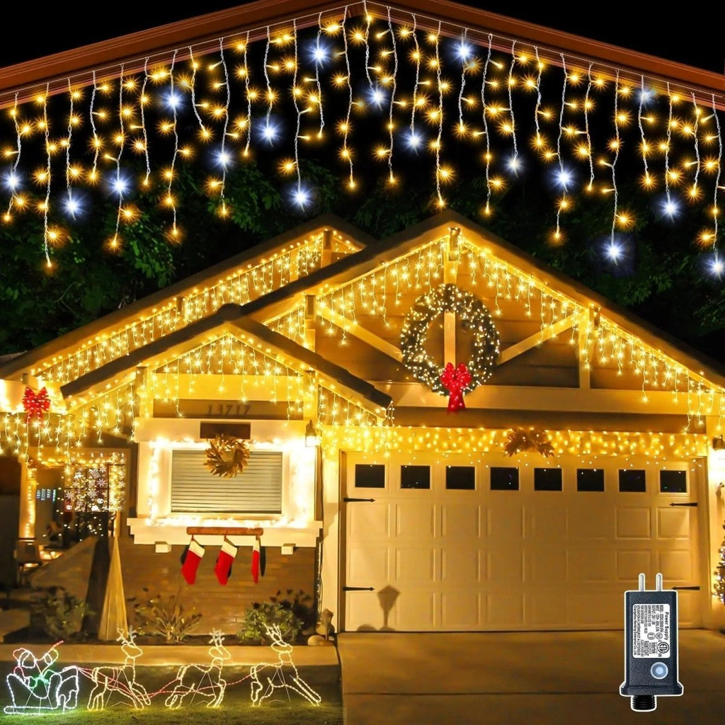 LED Curtain String Lights for Magical Holiday Decoration