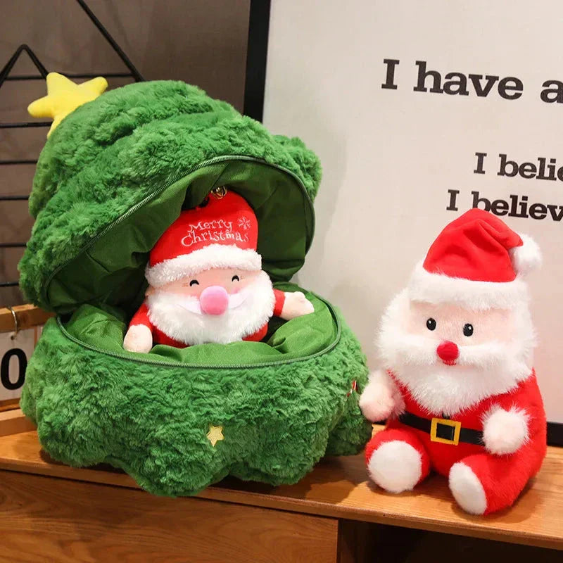 Christmas Tree Santa Rudolph Plushie Collection
