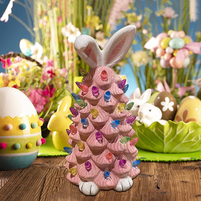 Christmas Pink Bunny Tree
