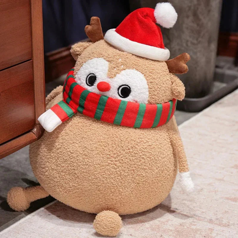 Chubby Christmas Tree Reindeer Santa Snowman Plushies