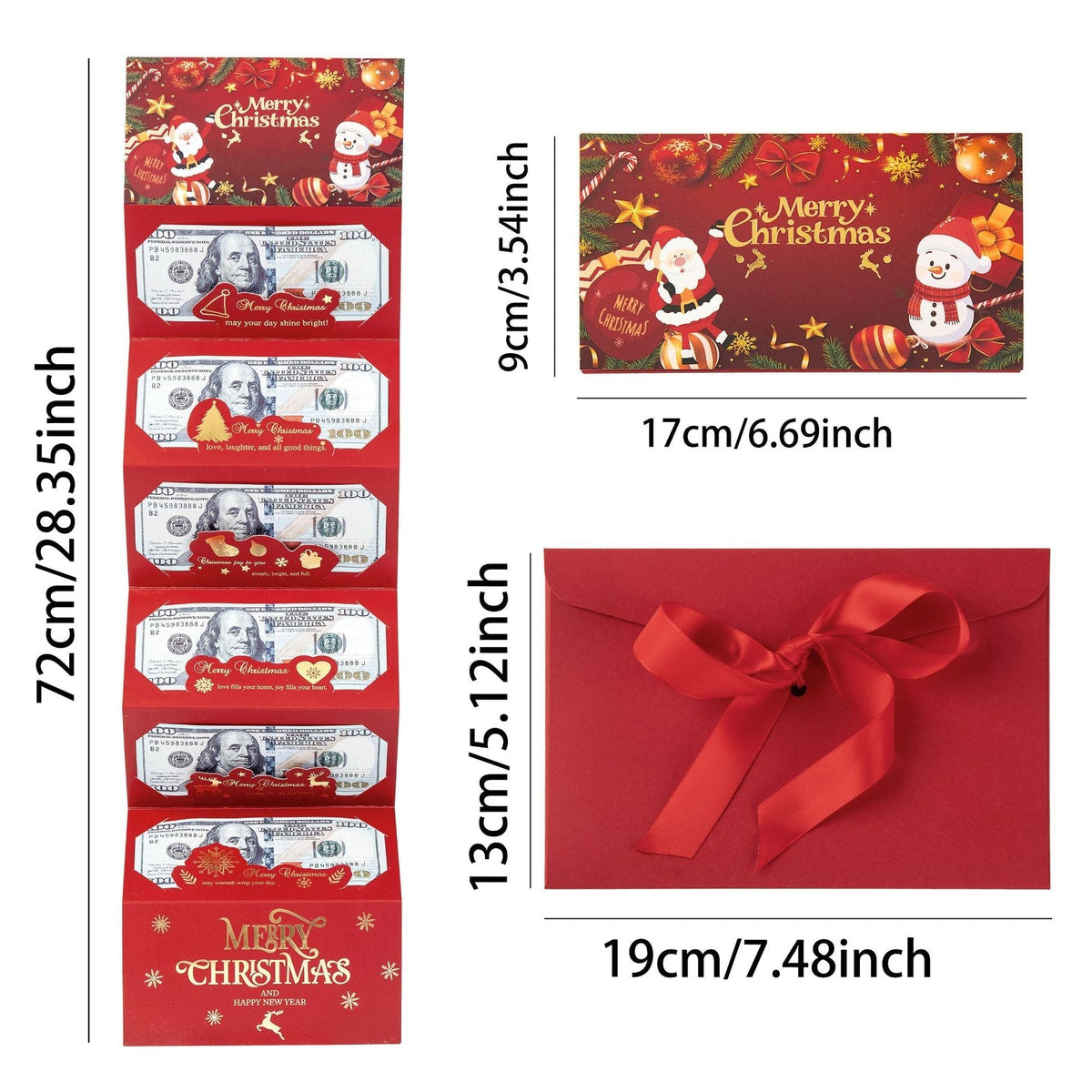 Folding red envelope