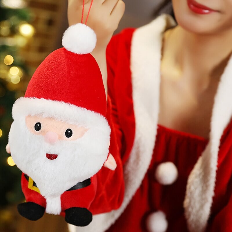 Friendly Santa Reindeer Snowman Plushies