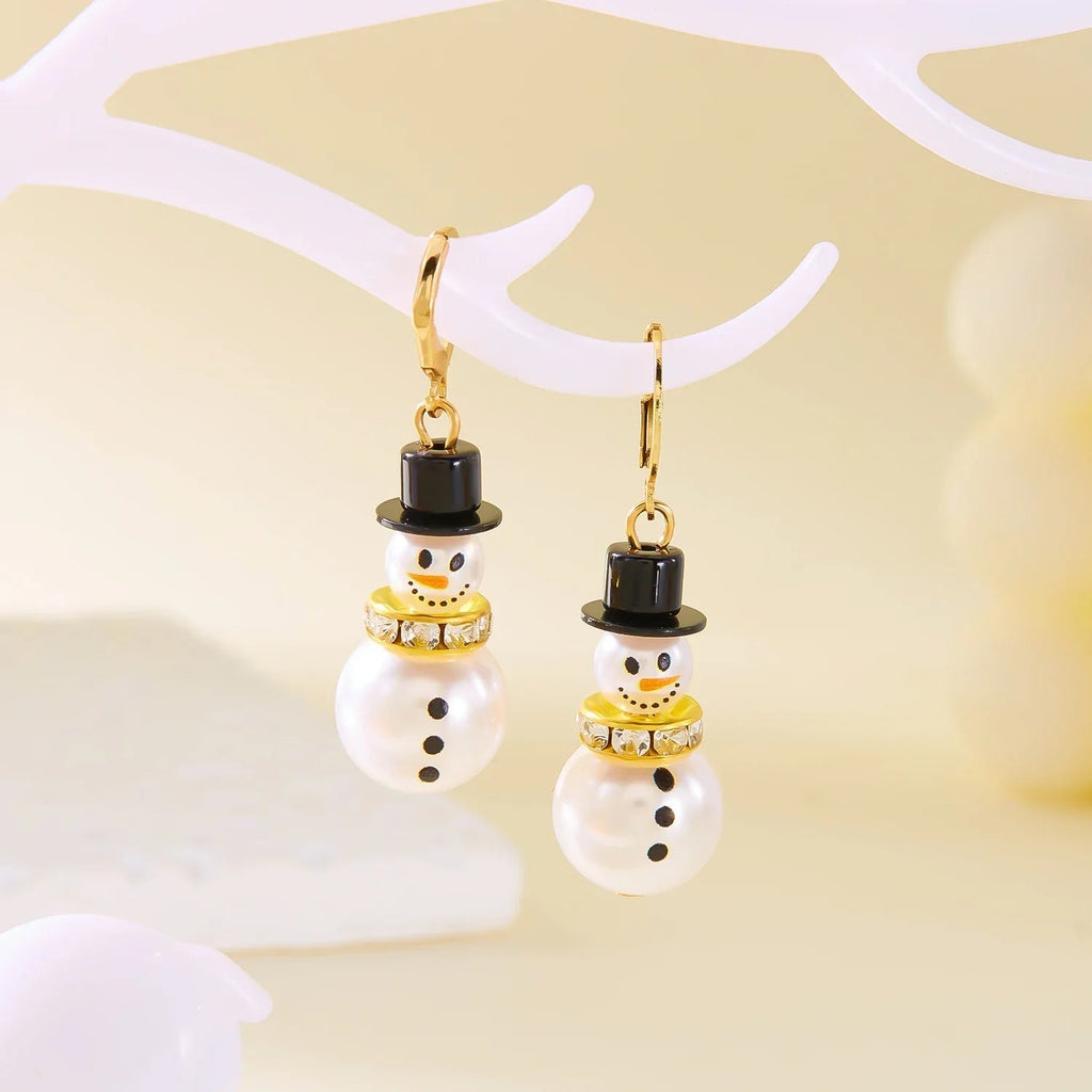 CrystalChill | Shiny Snowflake Earrings