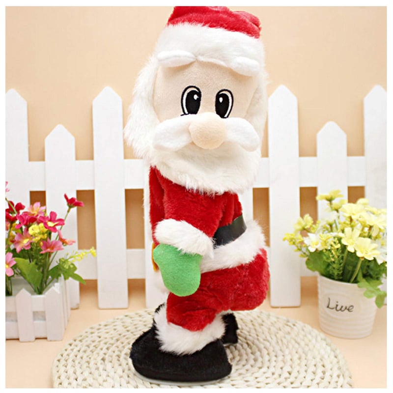 Dancing Singing Santa Decoration | Animated Christmas Figure | Plays Festive Songs | Fun Holiday Gift Idea