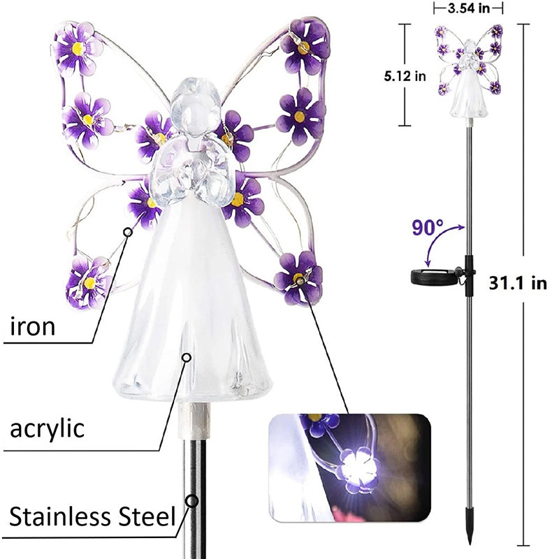 Waterproof Solar Angel Lights