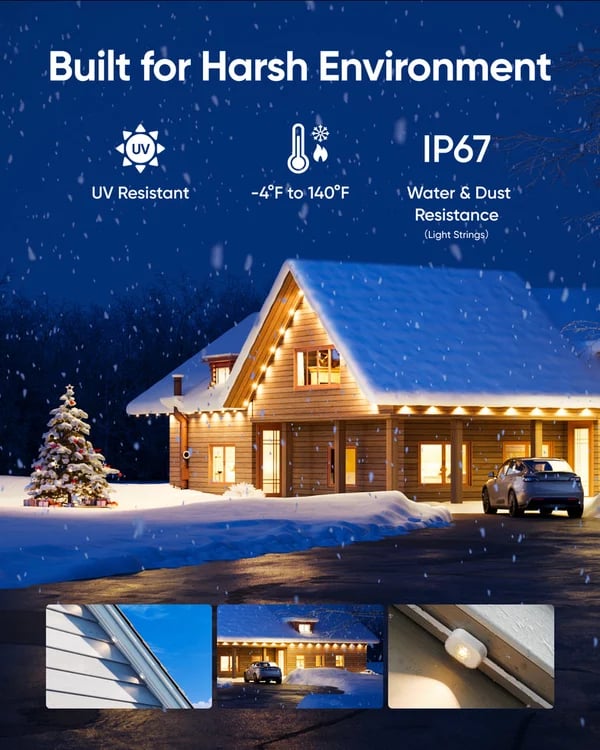 Smart Rainbow LED Permanent Outdoor Light