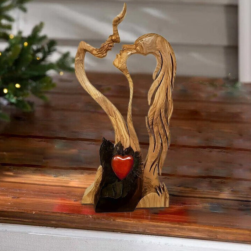 Wood decorations ornaments love forever