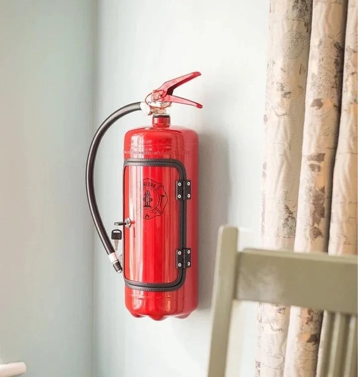 "My Cave My Rules" Gift Can Bar Fire Extinguisher