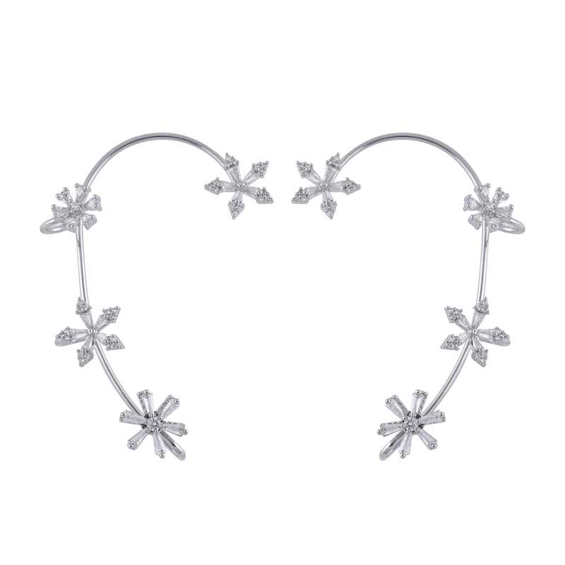 Spinning Snowflake Earrings