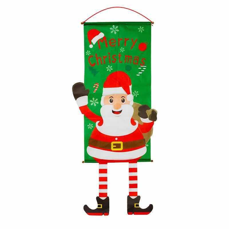 Merry Christmas Door Banner Hanging Ornament