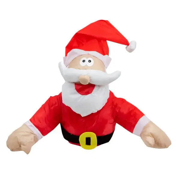 Cheerful Christmas Window Figure ClausKlap – Moving Sound-Activated Decoration