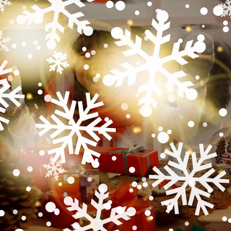 Snowflake Projector LED Christmas Light - Christmas Projector Lights for Indoor Outdoor Christmas, Wedding and Yard Decor