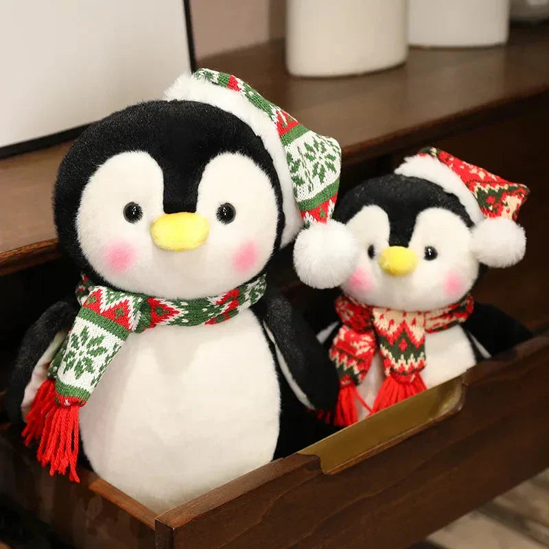 Kawaii Christmas Penguin Plushie