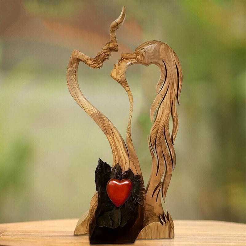 Wood decorations ornaments love forever