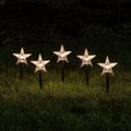 Christmas Decorations Star Garden Stake Lights
