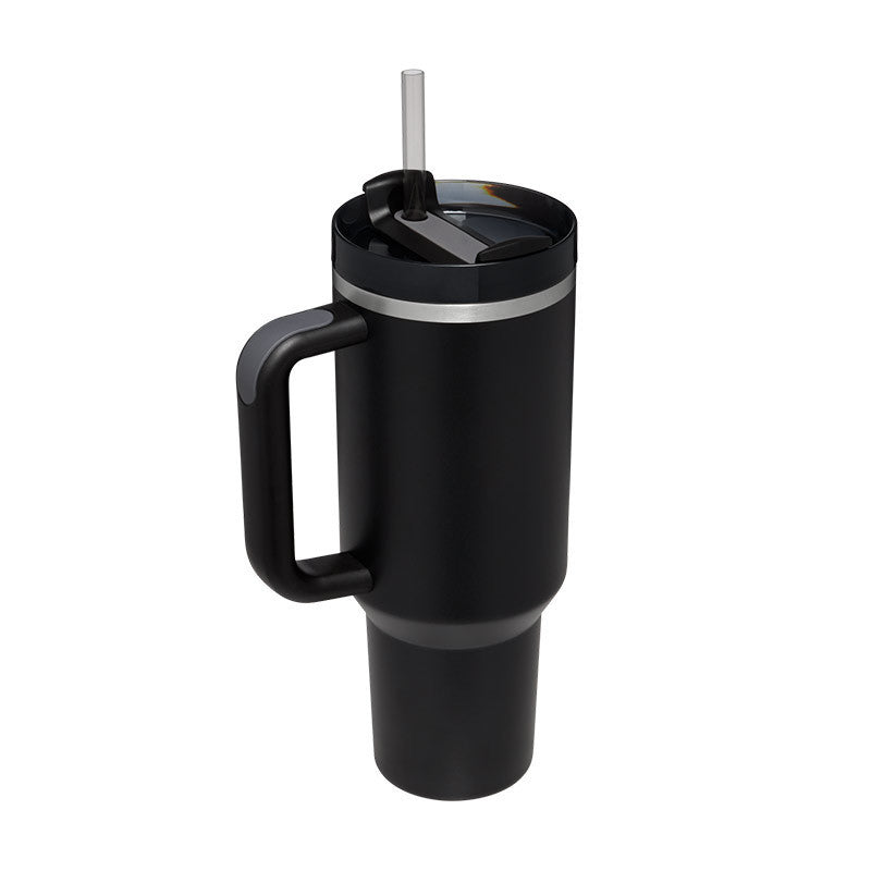 Insulating Mug with Handle and Straw - ChillMate