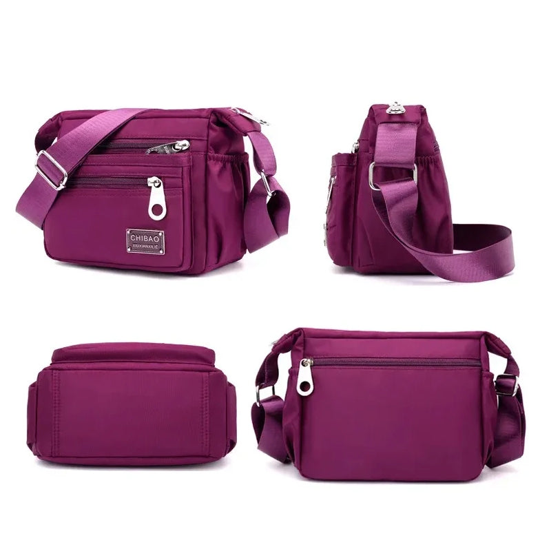Women’s Multi-layer Nylon Crossbody Bag