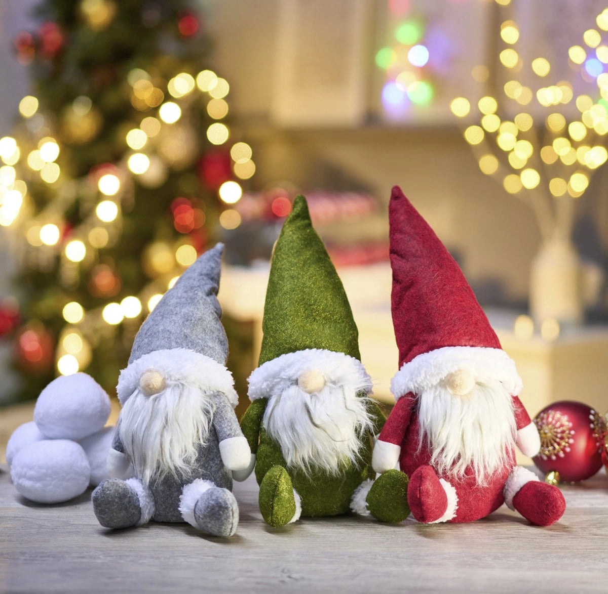 3pc Plush Christmas Gonks