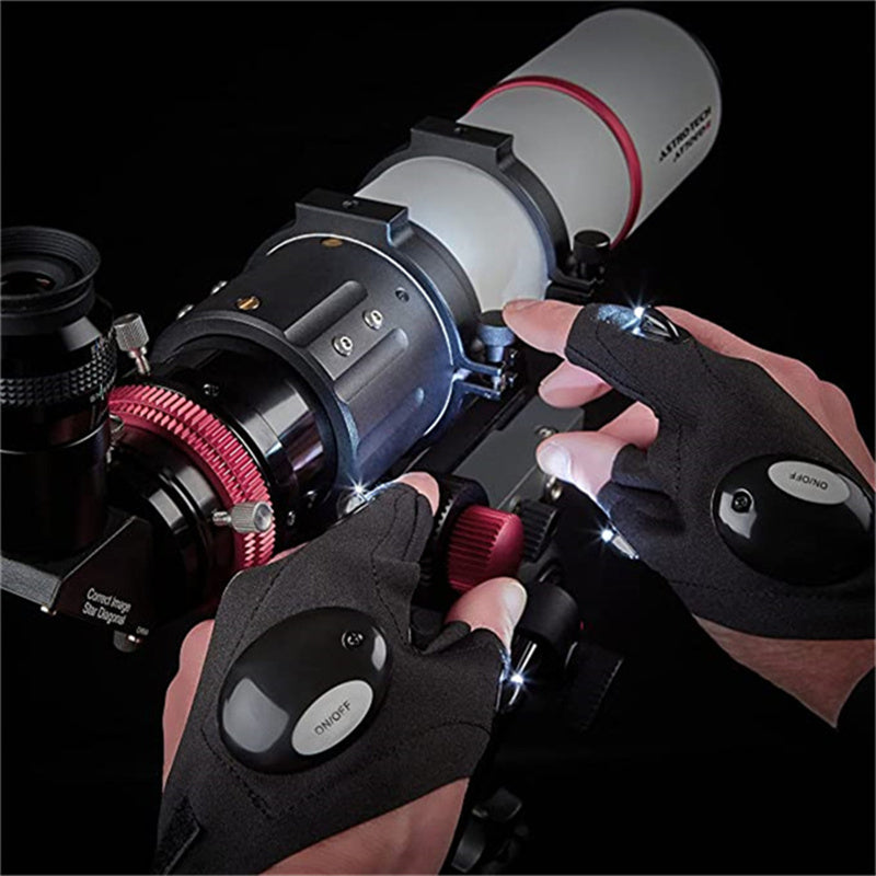 Convenient LED Gloves With Waterproof Lights
