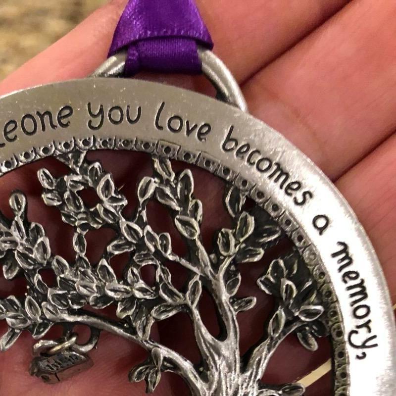 "When someone you love becomes a memory" - Solemn Christmas remembrance