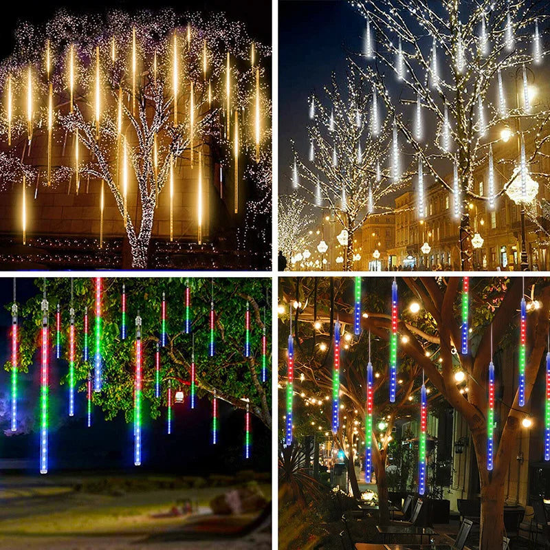 Christmas Lights Led Meteor Garden Decoration