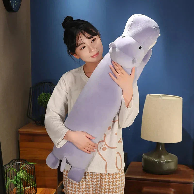 Long Snuggly Hippo Plushies