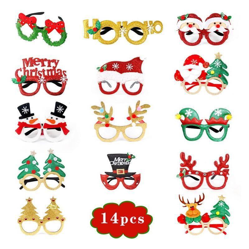 Christmas Decoration Costume Glasses Frame