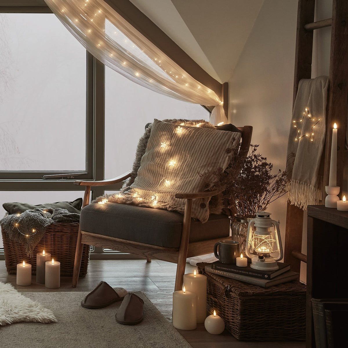 Christmas Decorations LED Star String Lights