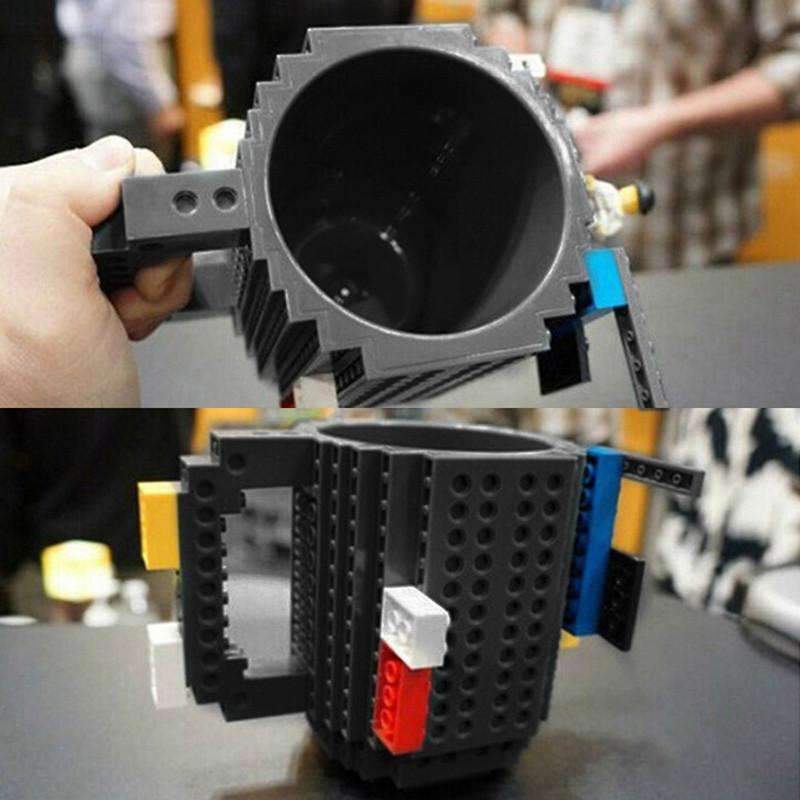 Build-On Brick Mug - BUILD UP YOUR COFFEE!