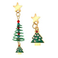 Bellora Kerst Oorbellen – Goudrode Belvormige Oorbellen, Lichtgewicht & Feestelijke Sieraden voor Vrouwen en Meisjes