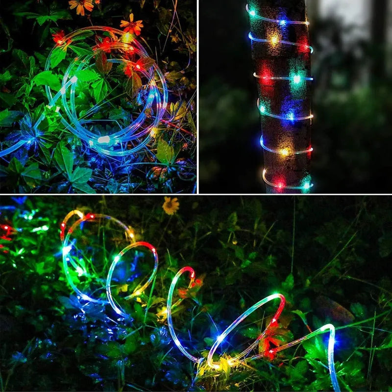 LumiSolar String Lights Outdoor | 7–32 m | Solar Powered & Waterproof | 8 Light Modes | Christmas, Garden & Party Lighting