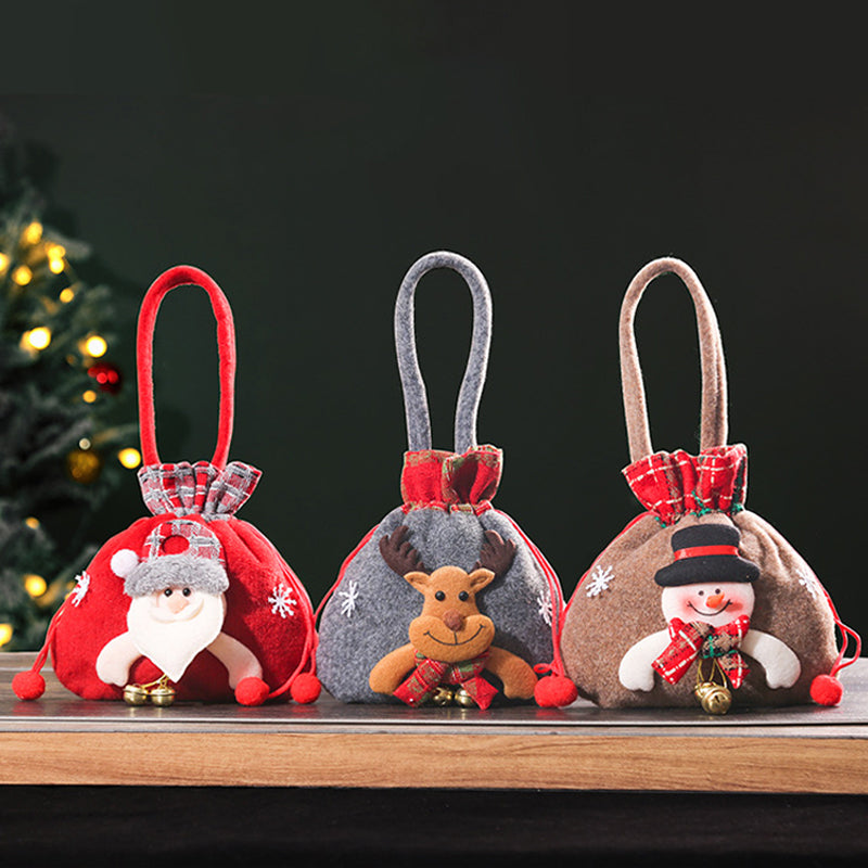 Christmas gift bag zipper design