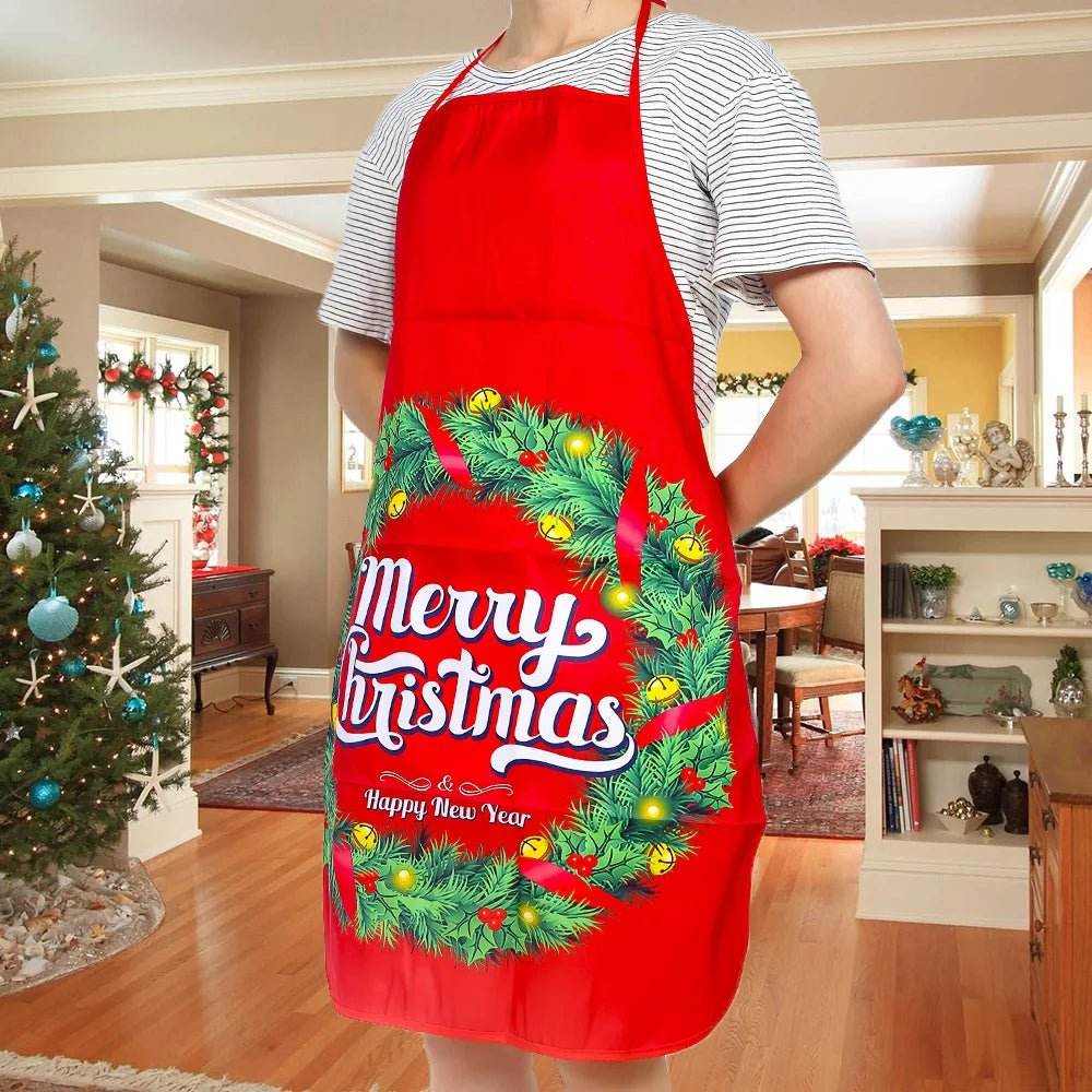Christmas Cute Cooking Apron - Set of 6 - Home Kitchen Cooking Baking Oil-proof Apron