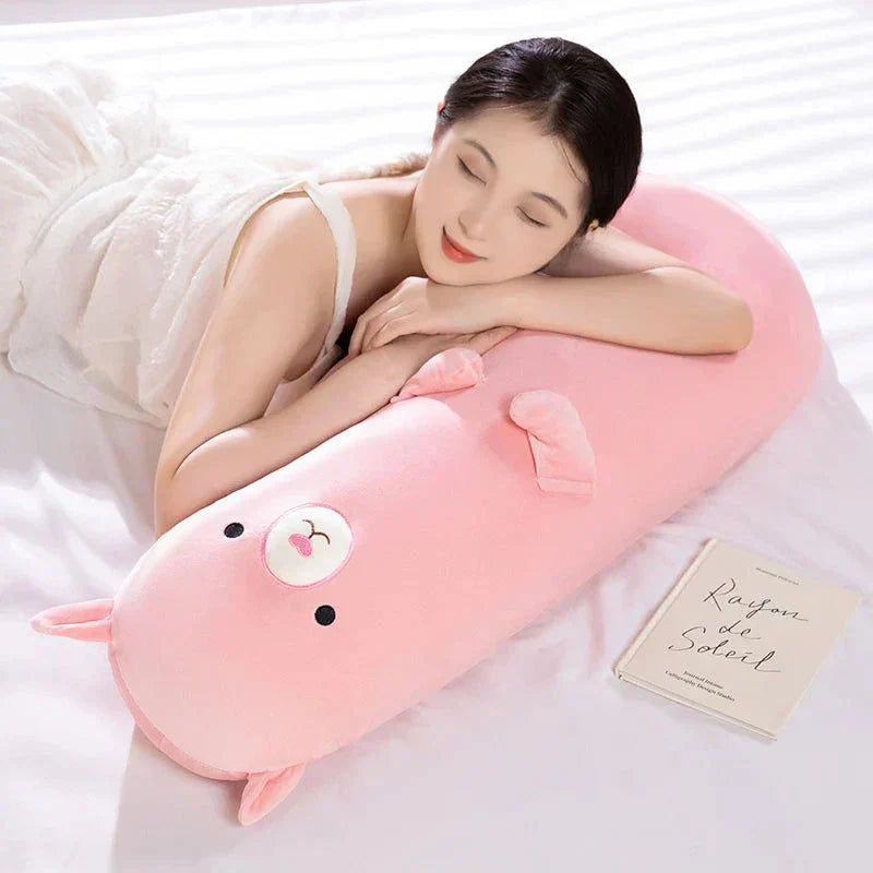 Long Snuggle Buddies Capybara Alpaca Pig Plushie