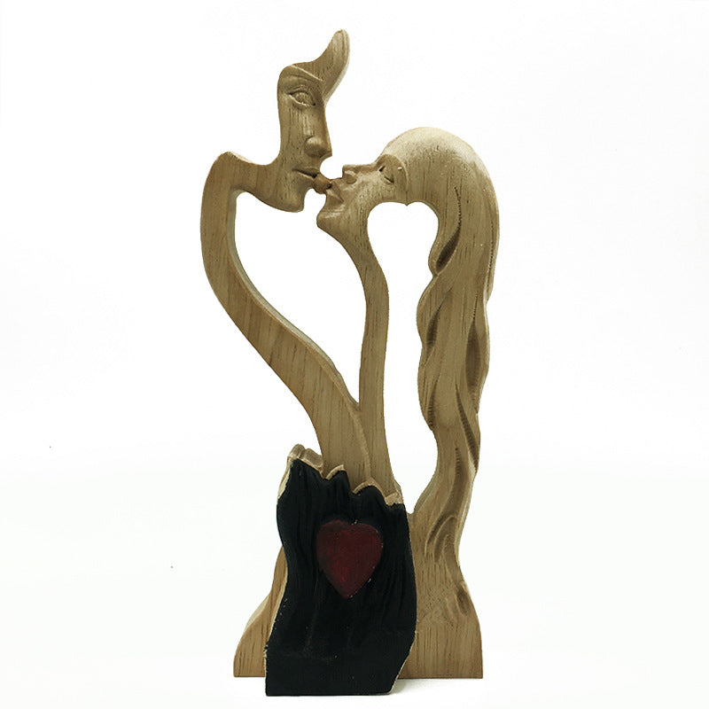 Wood decorations ornaments love forever