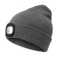 Beanie Hat with Rechargeable LED Headlight