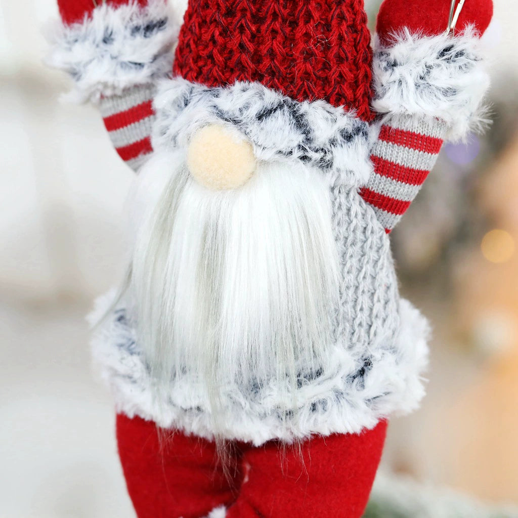 Christmas Faceless Gnome Parachute Hanging Ornament