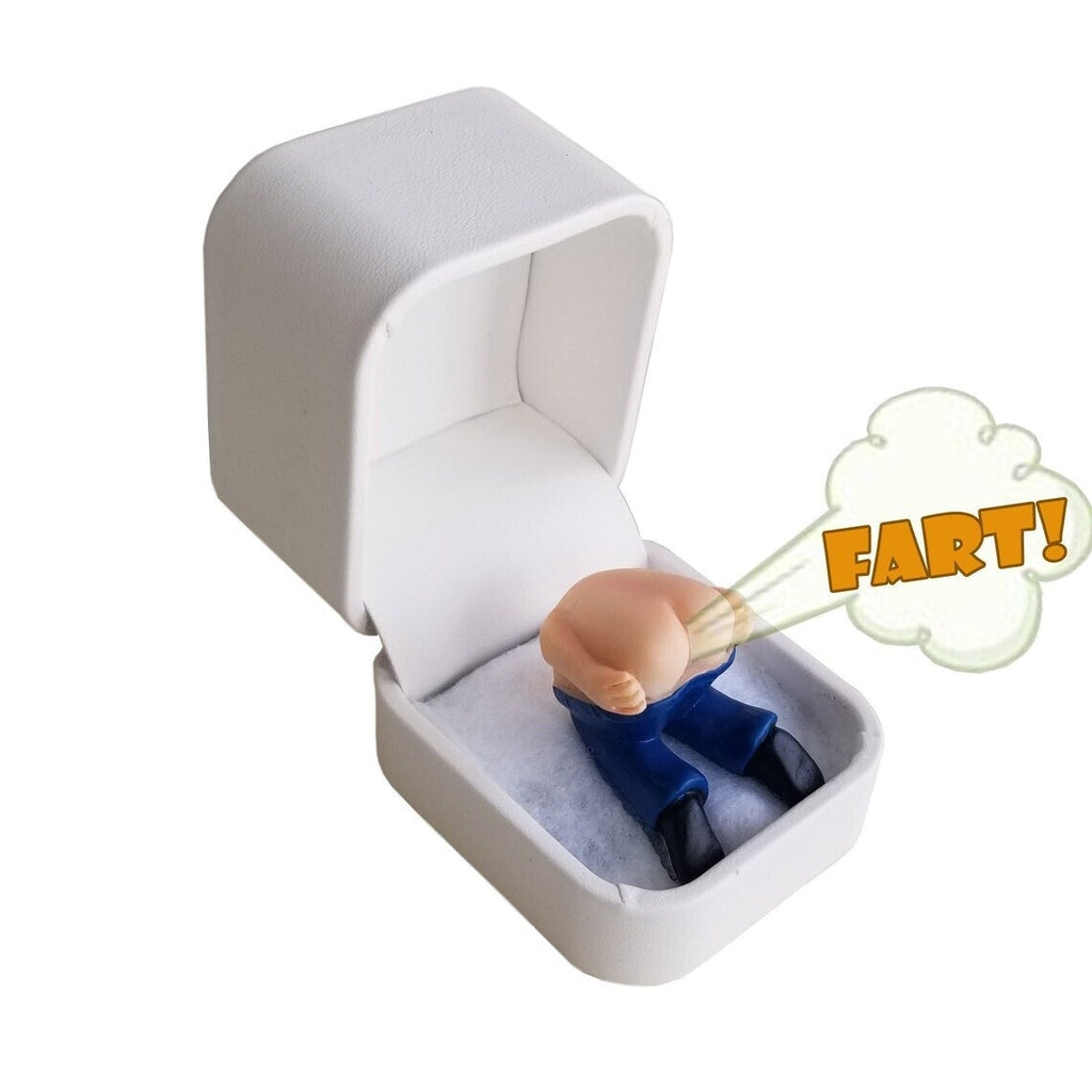 Farting Butt Engagement Ring Box